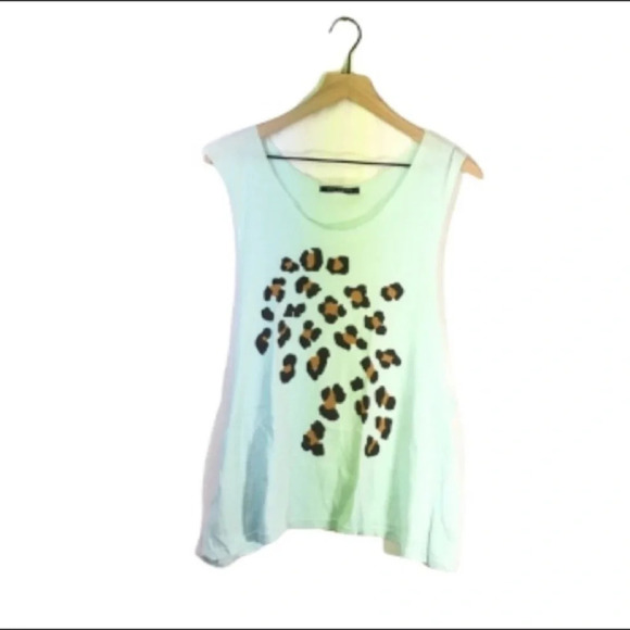 Wildfox Cheetah Tank Top - Picture 1 of 4